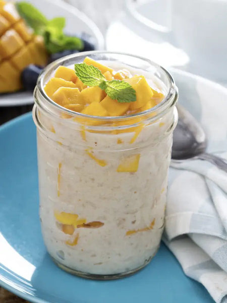 Riz au lait de coco et mangue